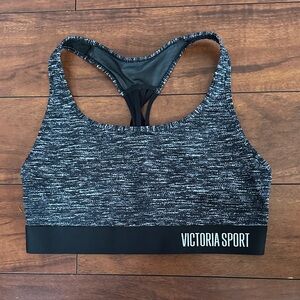 Victoria's Secret Black and Gray Sports Bra